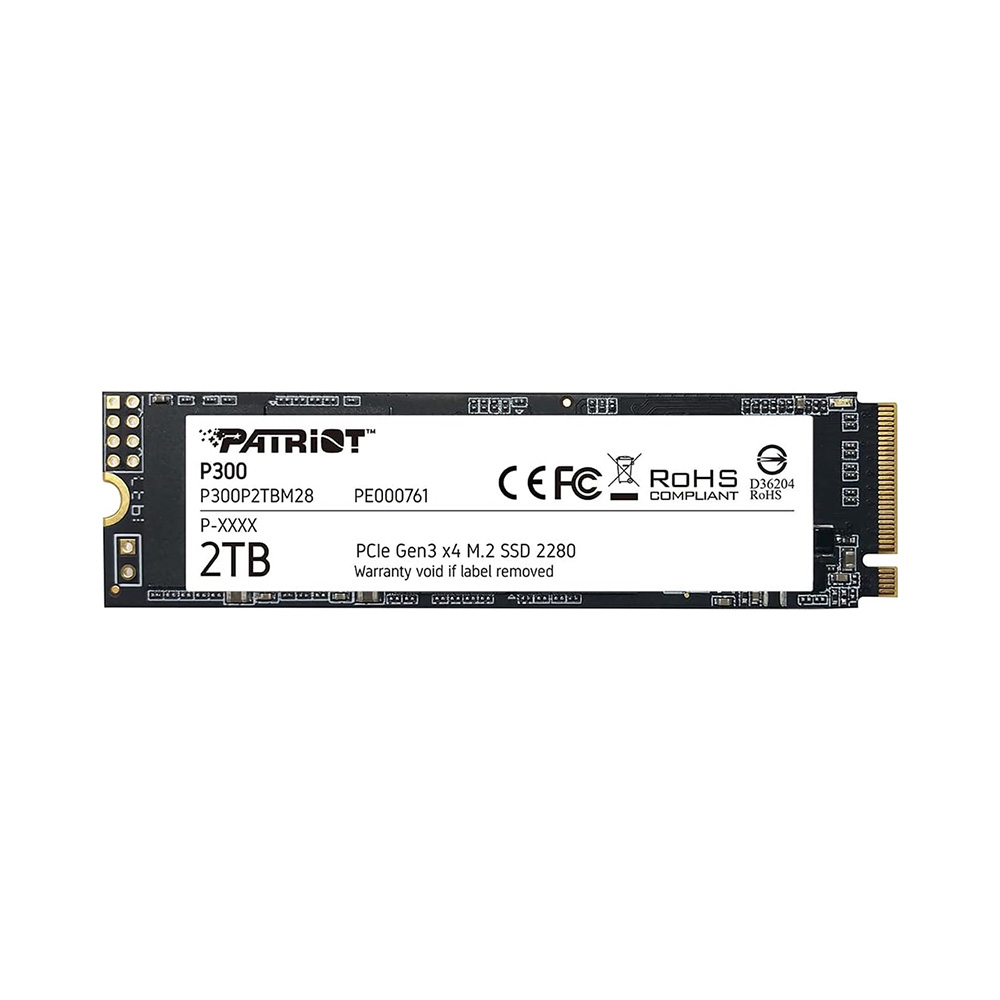 SSD Patriot P300 2TB M.2 PCIe Gen3 x4 NVMe P300P2TBM28