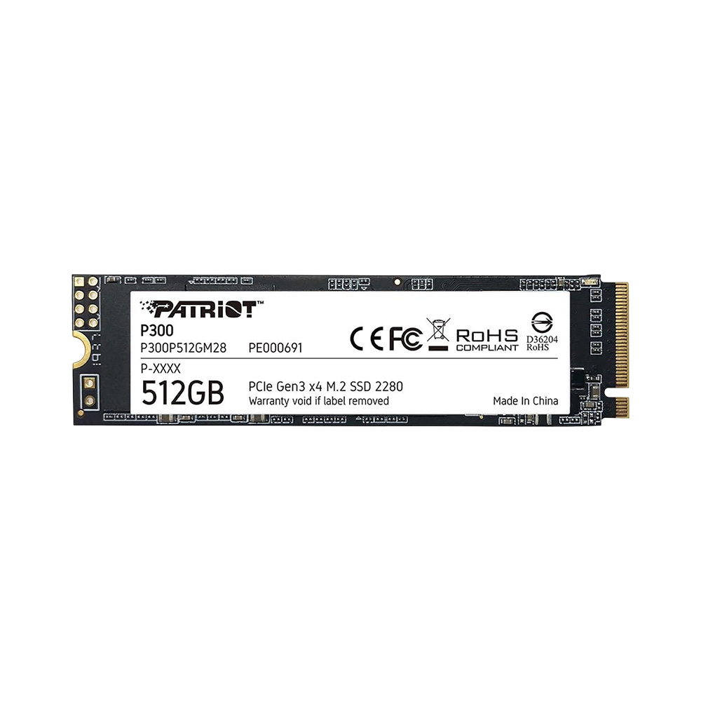 SSD Patriot P300 512GB M.2 PCIe Gen3 x4 NVMe P300P512GM28