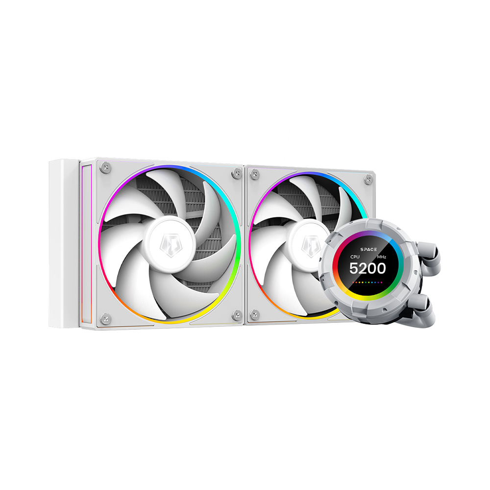Tản nhiệt nước AIO ID-Cooling Space SL240 White ARGB ID-CPU-SPACE-SL240-WHITE
