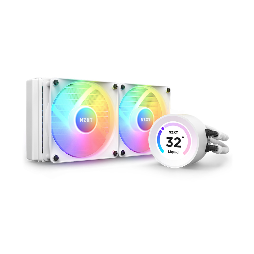 Tản nhiệt nước AIO NZXT Kraken Elite 240 RGB White RL-KR24E-W1