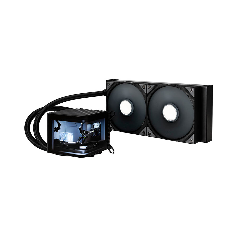 Tản nhiệt nước AIO TRYX PANORAMA 240 L-shaped AMOLED Black L-P240N-DS2M-G0K