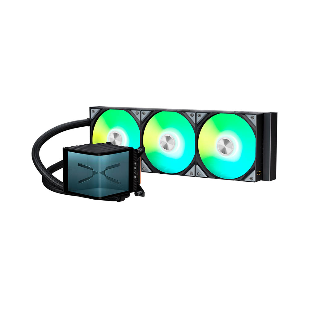 Tản nhiệt nước AIO TRYX PANORAMA 360 ARGB L-shaped AMOLED Black L-P360A-AS3M-G1K