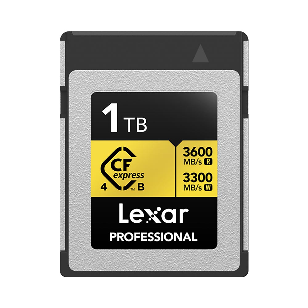 Thẻ nhớ CFexpress 4.0 Lexar Professional 1TB Type B GOLD Series LCXEXP4001T-RNENG