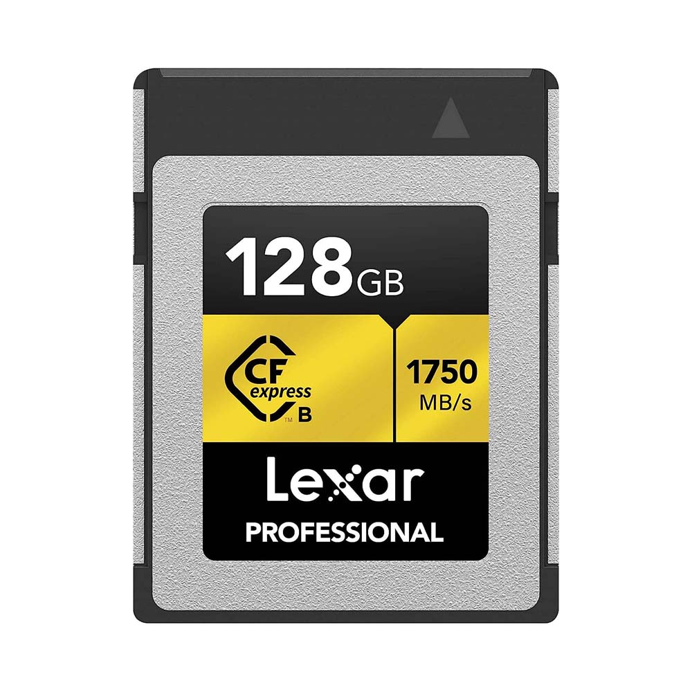 Thẻ nhớ CFexpress Lexar Professional 128GB Type B GOLD Series LCXEXPR128G-RNENG