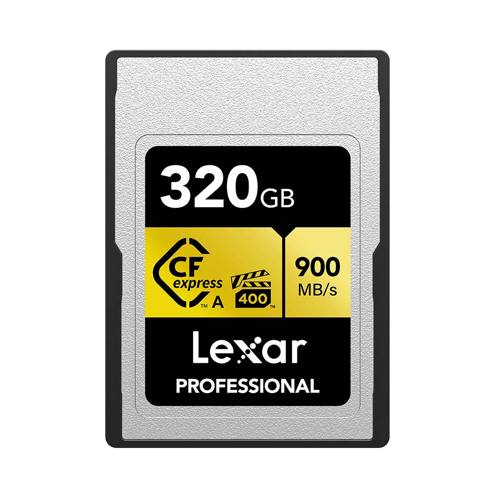 Thẻ nhớ CFexpress Lexar Professional 320GB Type A GOLD Series LCAGOLD320G-RNENG