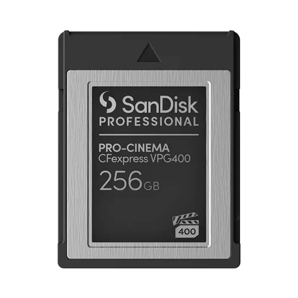 Thẻ nhớ CFexpress SanDisk Professional PRO-CINEMA VPG400 256GB Type B SDPCVN4-256G-GNANN