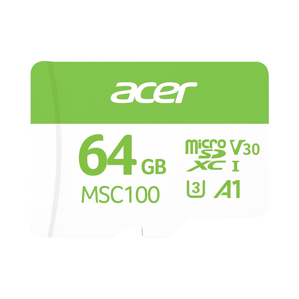 Thẻ nhớ MicroSDXC Acer MSC100 64GB 100MB/s MSC100-64GB