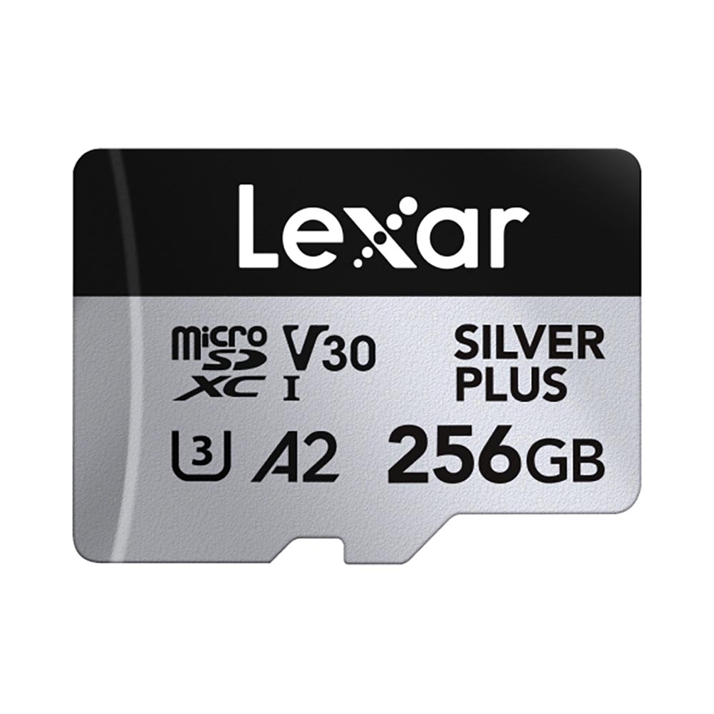 Thẻ nhớ MicroSDXC Lexar Professional Silver Plus UHS-I U3 256GB 205MB/s LMSSIPL256G-BNANG