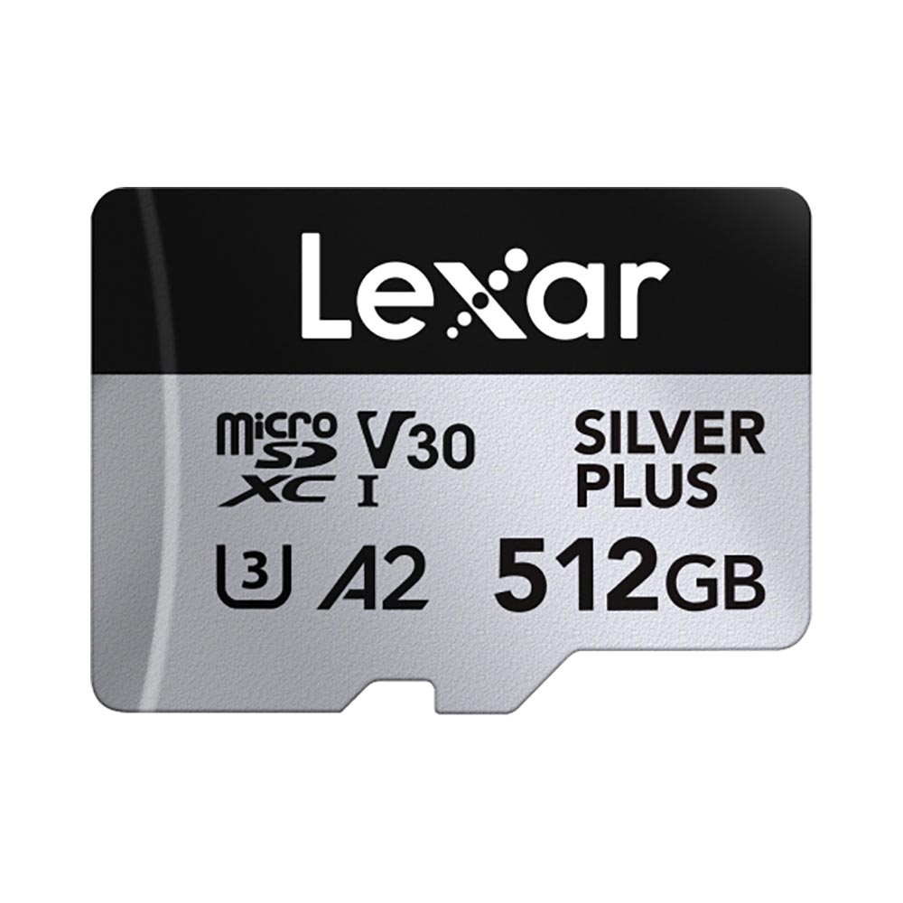 Thẻ nhớ MicroSDXC Lexar Professional Silver Plus UHS-I U3 512GB 205MB/s LMSSIPL512G-BNANG