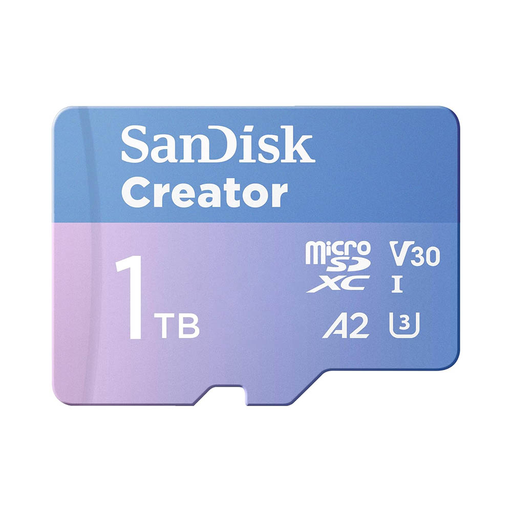 Thẻ nhớ MicroSDXC SanDisk Creator 1TB 190MB/s SDSQXAV-1T00-GN6MS
