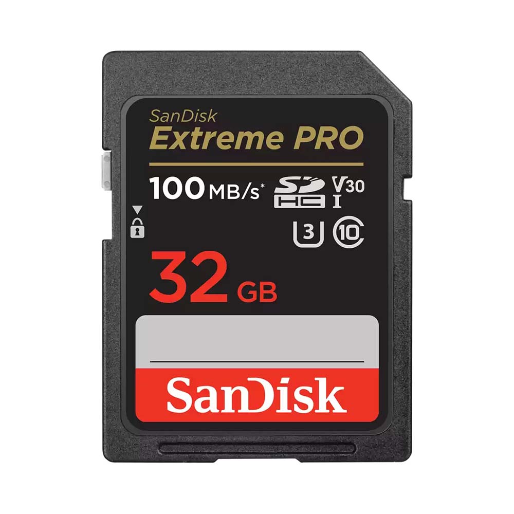 Thẻ nhớ SDHC SanDisk Extreme Pro U3 V30 32GB 100MB/s SDSDXXO-032G-GN4IN