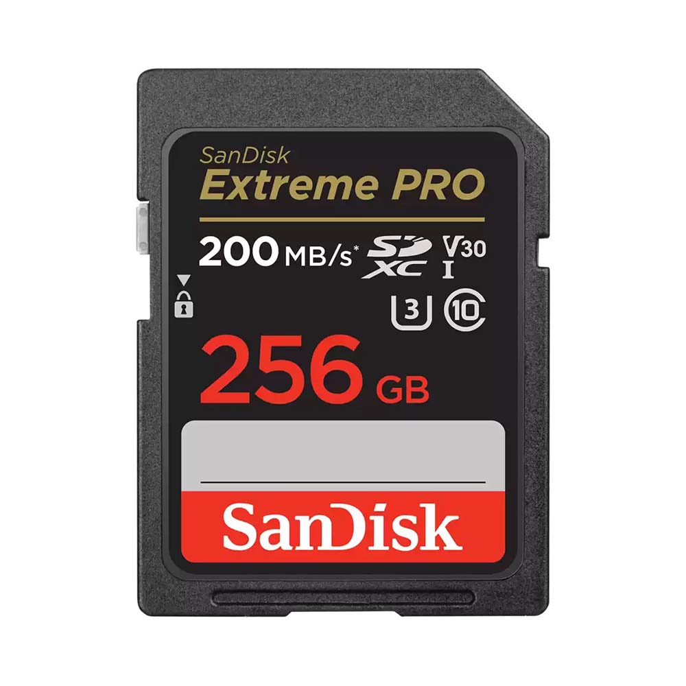 Thẻ nhớ SDXC SanDisk Extreme Pro U3 V30 256GB 200MB/s SDSDXXD-256G-GN4IN