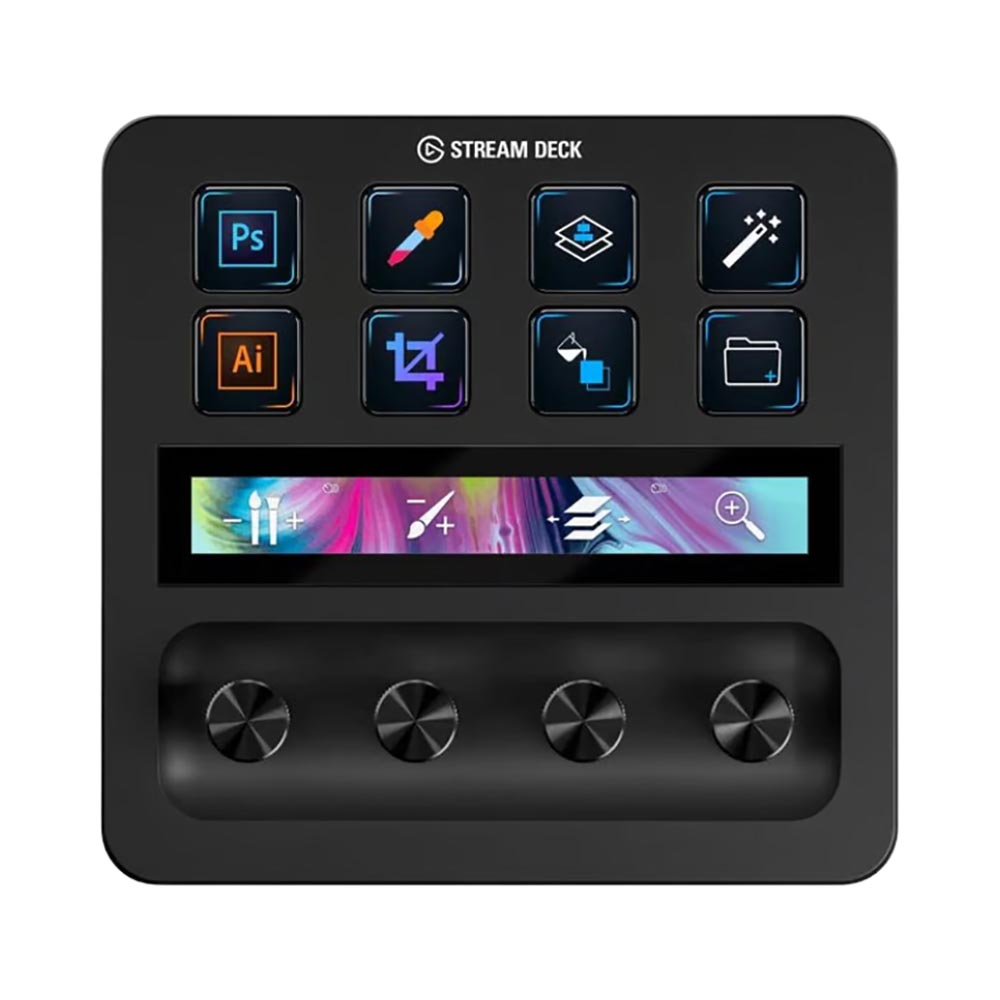 Thiết bị Stream Elgato StreamDeck+ XLR 8 Phím Lập Trình 10GBD9921