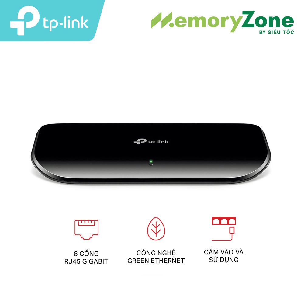 Switch TP-Link 8 Port 10/100/1000 Mbps TL-SG1008D