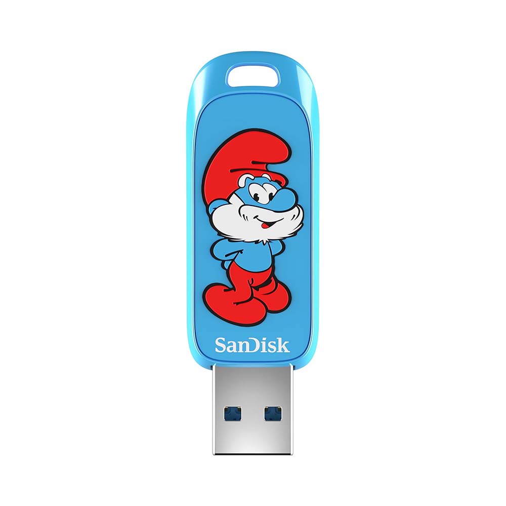 USB 3.2 Sandisk Smurfs 128GB 130MB/s SDCZIS-128G-G46