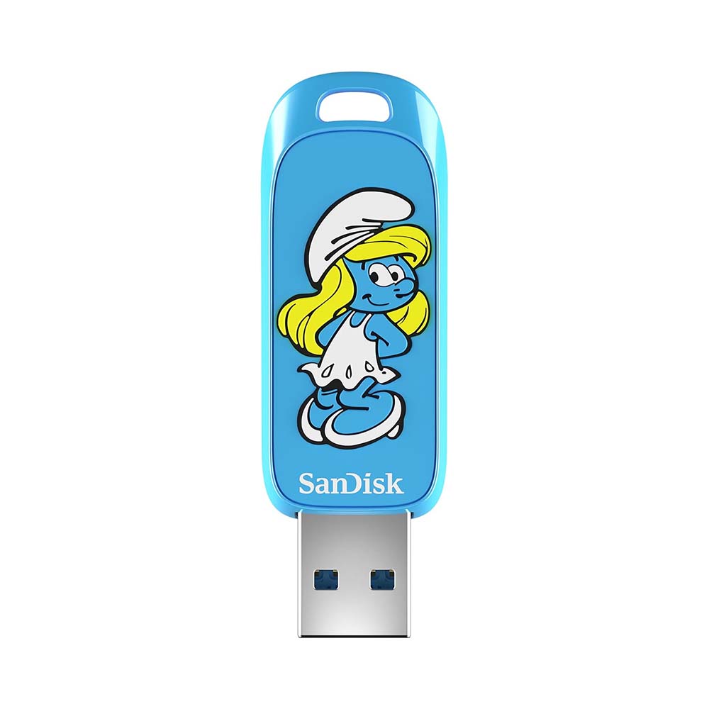 USB 3.2 Sandisk Smurfs 256GB 130MB/s SDCZIS-256G-G46