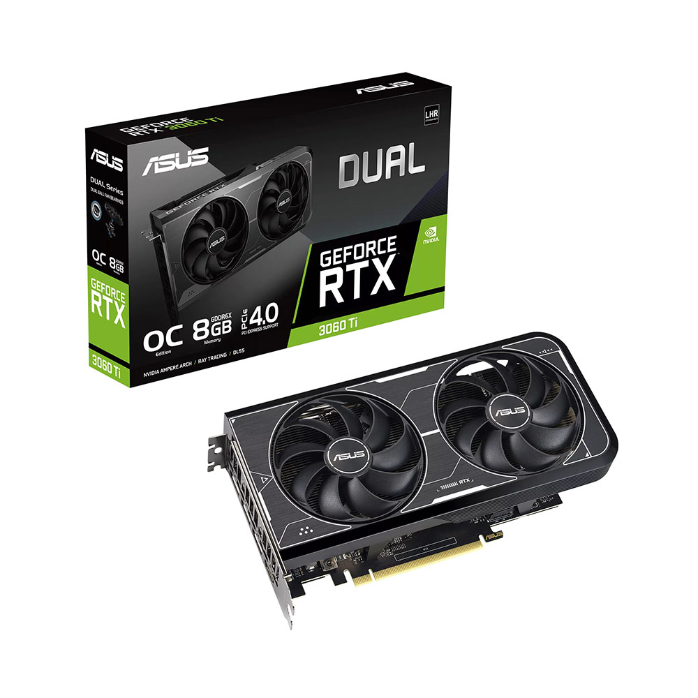 VGA Asus Dual GeForce RTX 3060 Ti OC Edition 8GB GDDR6X DUAL-RTX3060TI-O8GD6X