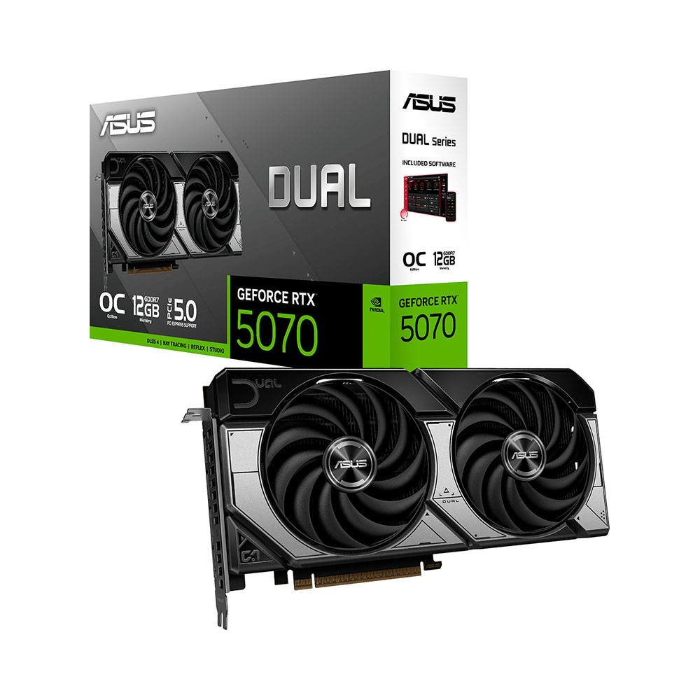 VGA ASUS Dual GeForce RTX 5070 OC Edition 12GB GDDR7