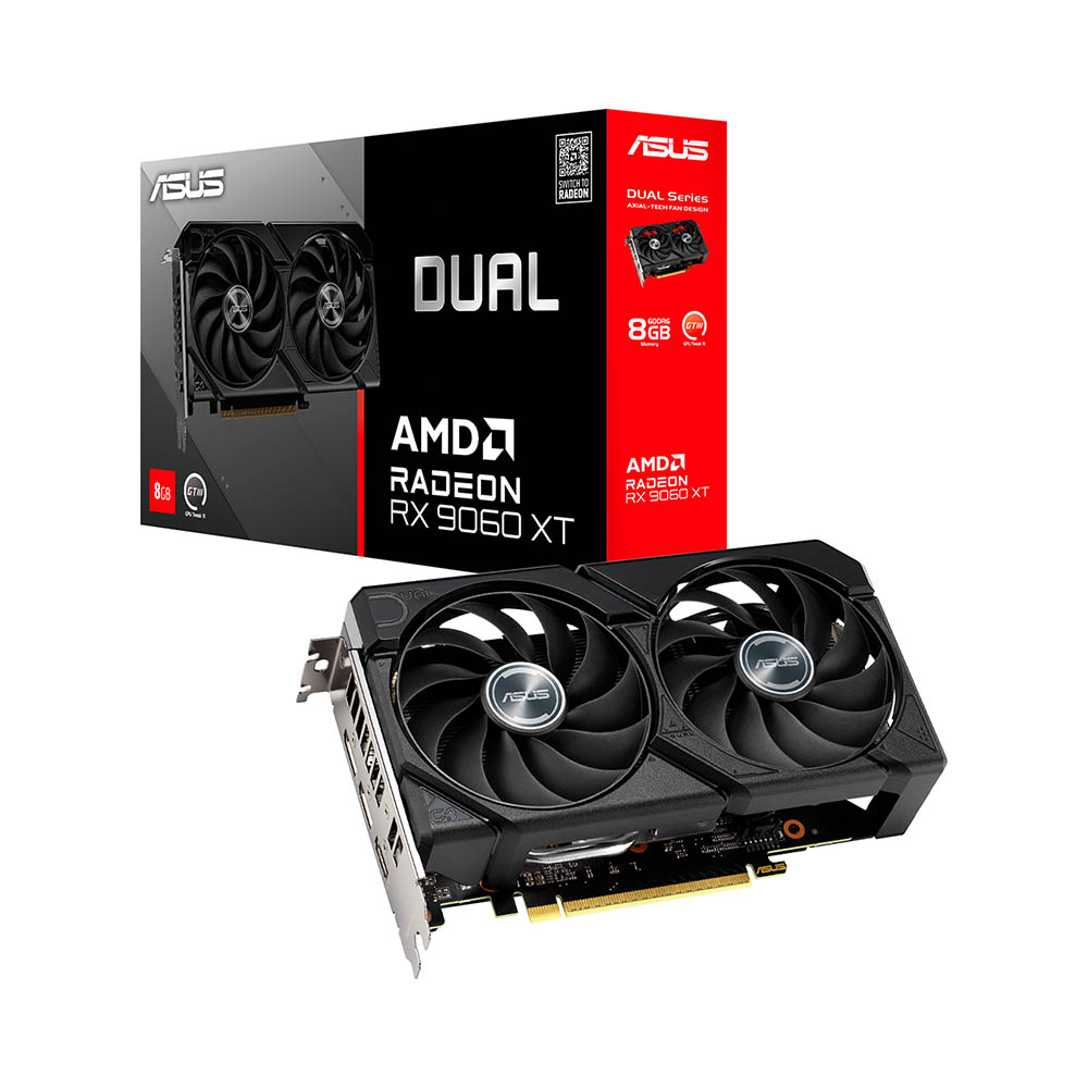 VGA ASUS Dual Radeon RX 9060 XT 8GB GDDR6