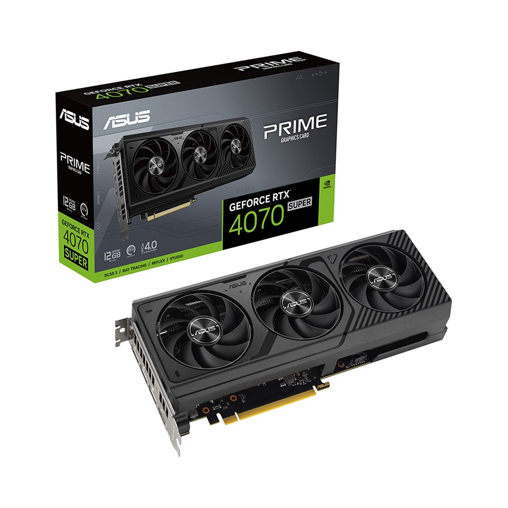 VGA Asus PRIME GeForce RTX 4070 Super 12GB GDDR6X PRIME-RTX4070S-12G