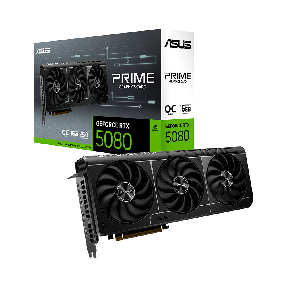 VGA Asus PRIME GeForce RTX 5080 OC Edition 16GB GDDR7