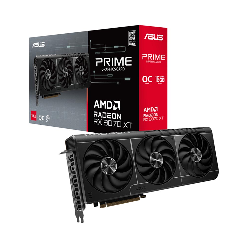 VGA ASUS PRIME Radeon RX 9070 XT OC Edition 16GB GDDR6