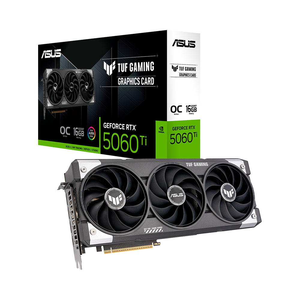 VGA ASUS TUF Gaming GeForce RTX 5060 Ti OC Edition 16GB GDDR7