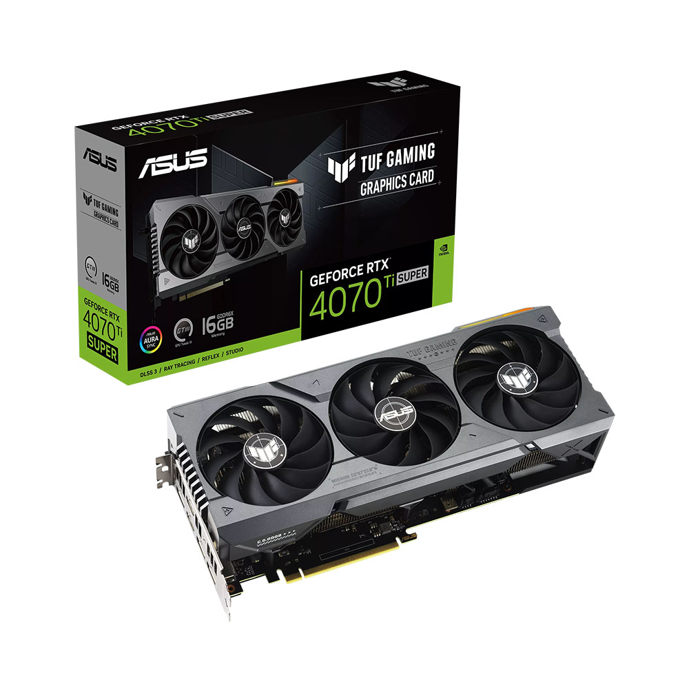 VGA Asus TUF GeForce RTX 4070 Ti Super 16GB GDDR6X TUF-RTX4070TIS-16G-GAMING