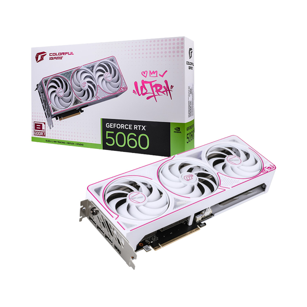 VGA Colorful iGame GeForce RTX 5060 Ultra W OC 8GB-V GDDR7