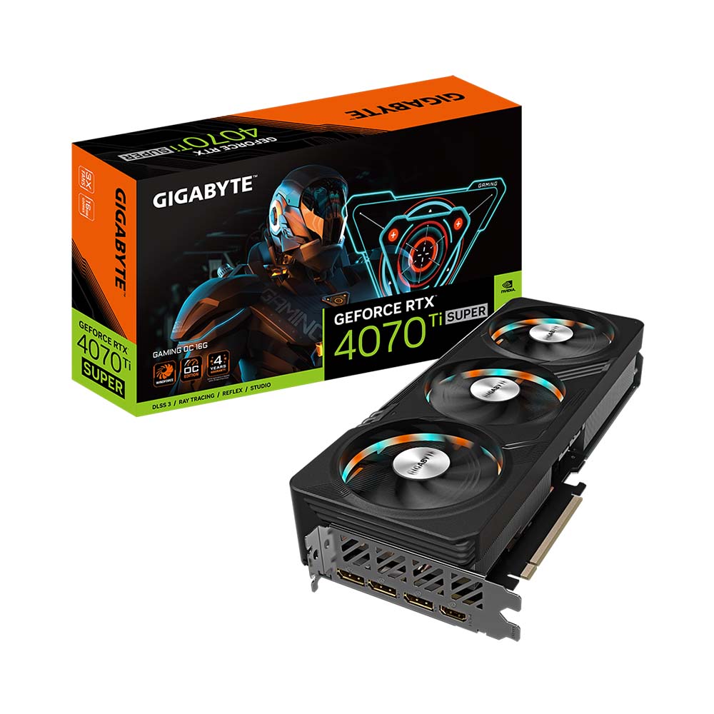 VGA Gigabyte GeForce RTX 4070 Ti Super Gaming OC 16G GDDR6X GV-N407TSGAMING-OC-16GD