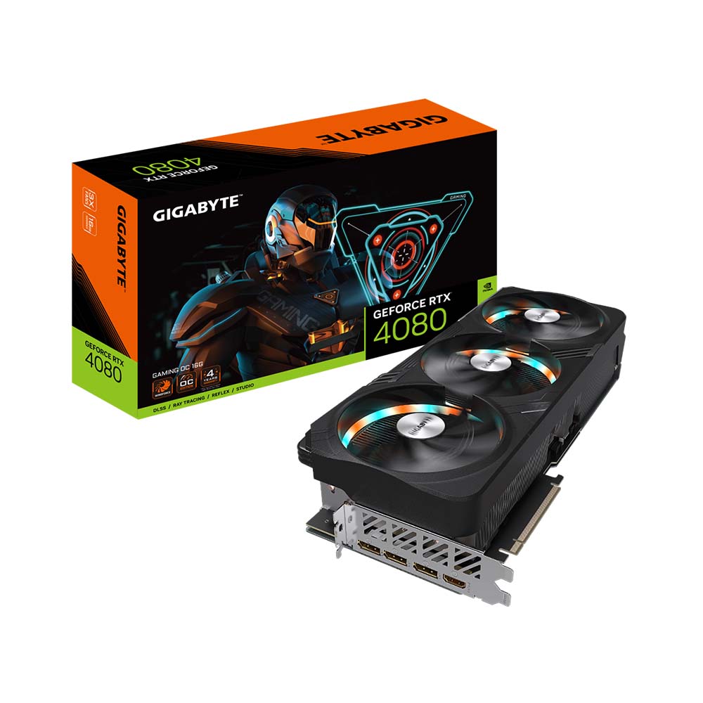 VGA Gigabyte GeForce RTX 4080 GAMING OC 16GB GDDR6X GV-N4080GAMING-OC-16GD