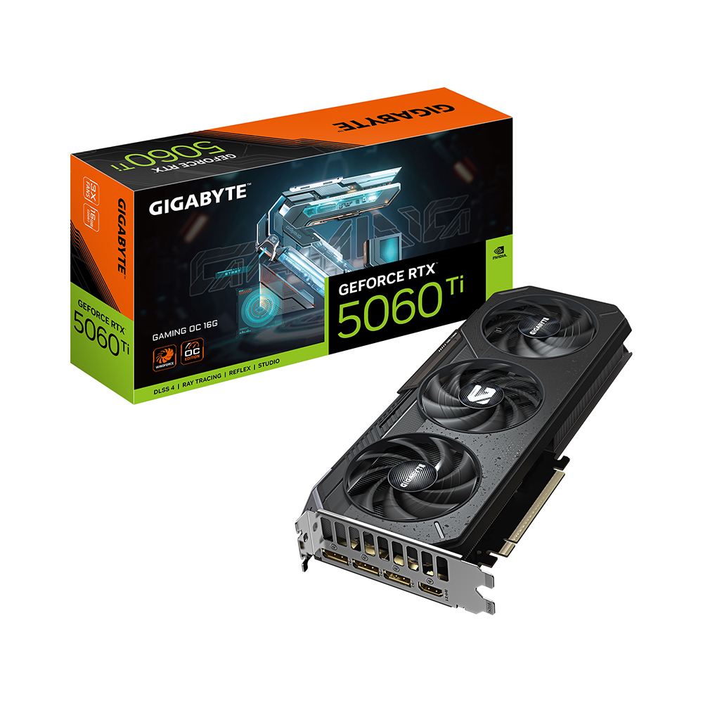 VGA Gigabyte GeForce RTX 5060 Ti GAMING OC 16GB GDDR7