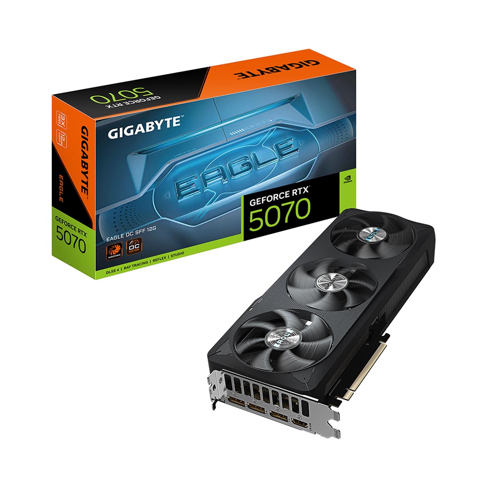 VGA Gigabyte GeForce RTX 5070 EAGLE OC SFF 12GB GDDR7