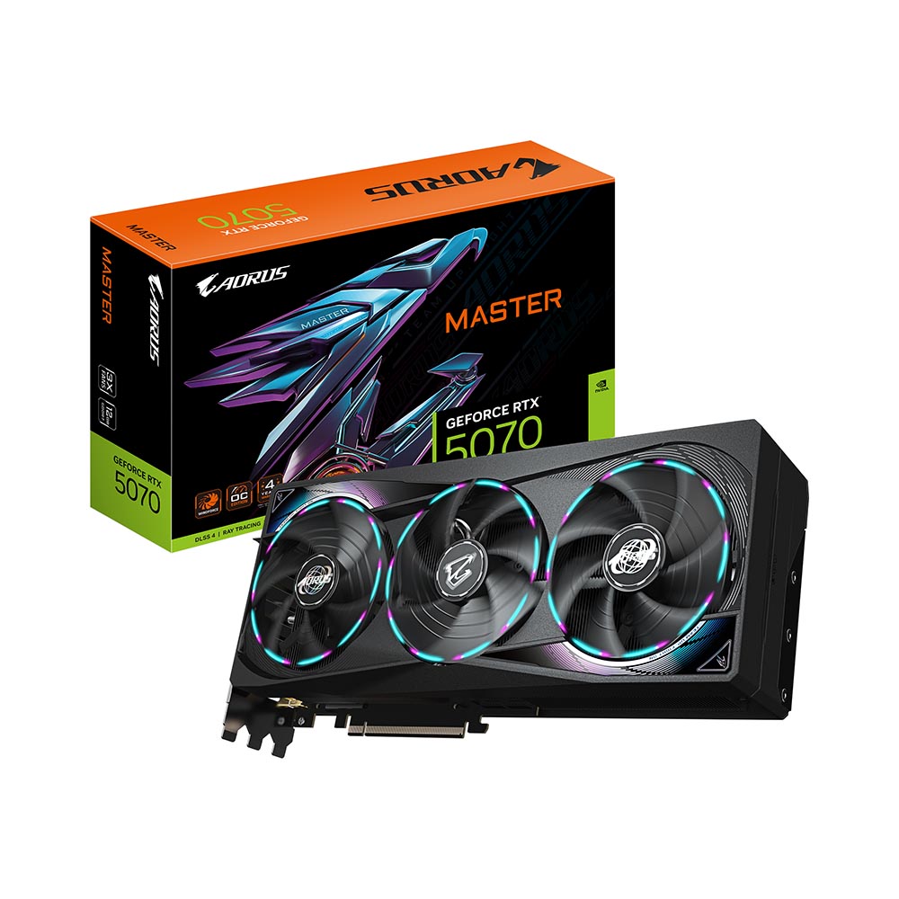 VGA Gigabyte GeForce RTX 5070 MASTER 12GB GDDR7