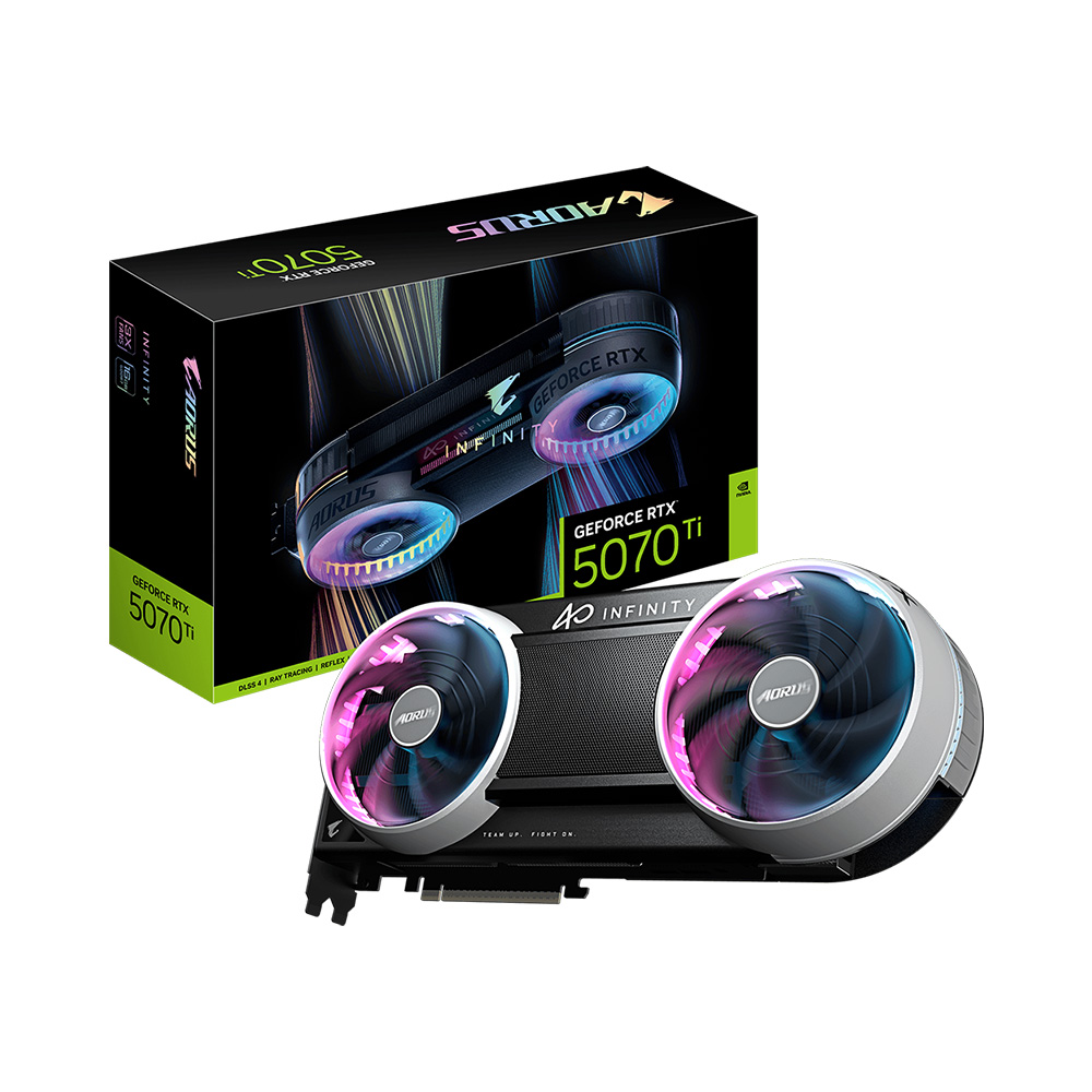 VGA Gigabyte GeForce RTX 5070 Ti AORUS INFINITY 16GB GDDR7