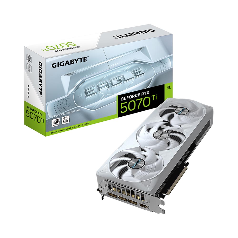VGA Gigabyte GeForce RTX 5070 Ti EAGLE OC ICE SFF 16GB GDDR7