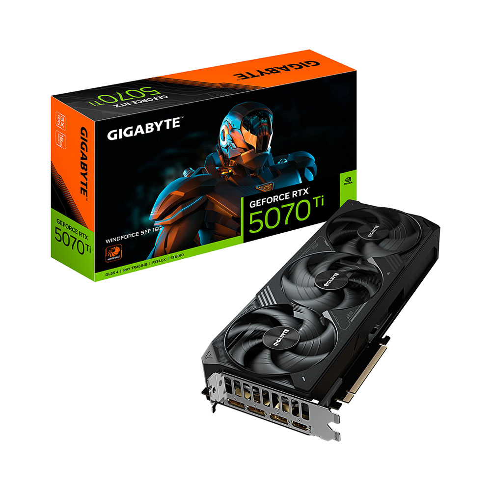 VGA Gigabyte GeForce RTX 5070 Ti WINDFORCE SFF 16GB GDDR7