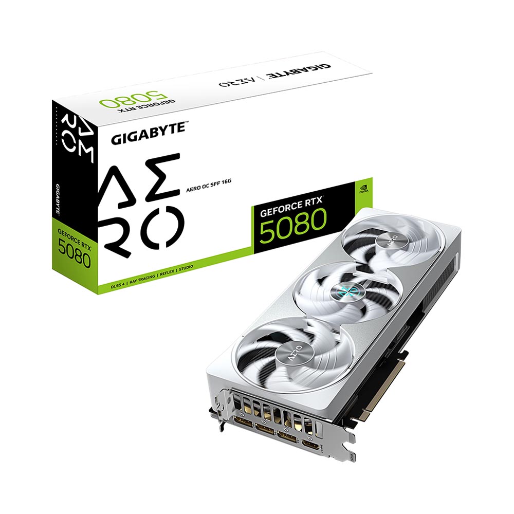 VGA Gigabyte GeForce RTX 5080 AERO OC SFF 16GB GDDR7