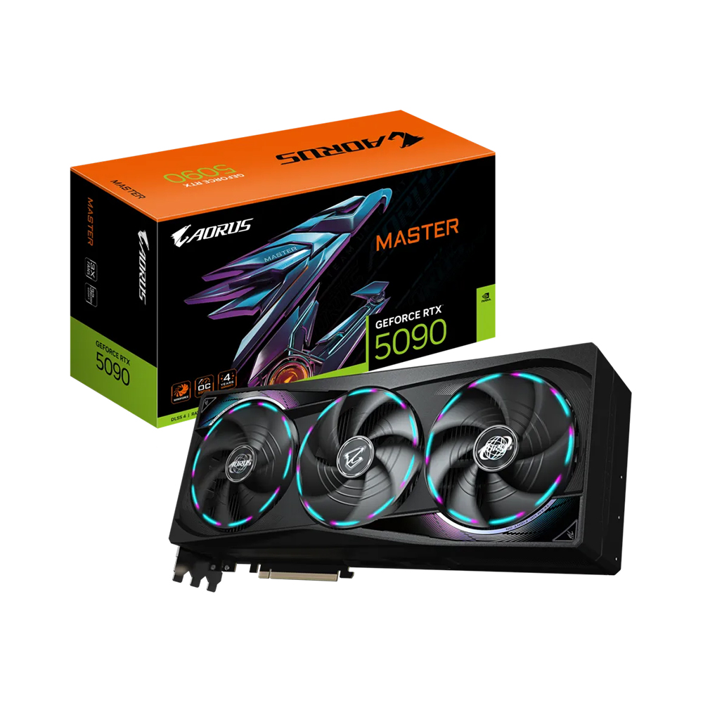 VGA Gigabyte GeForce RTX 5090 AORUS MASTER 32GB GDDR7
