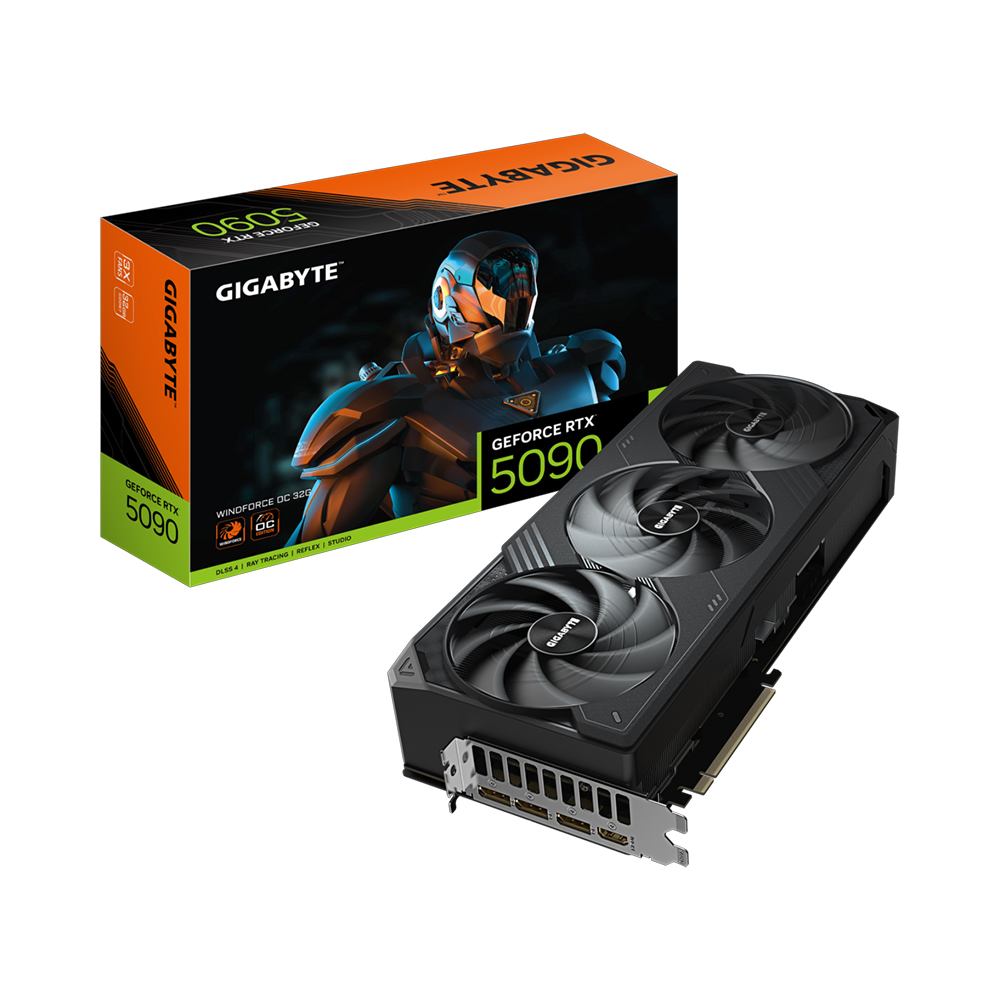 VGA Gigabyte GeForce RTX 5090 WINDFORCE OC 32GB GDDR7