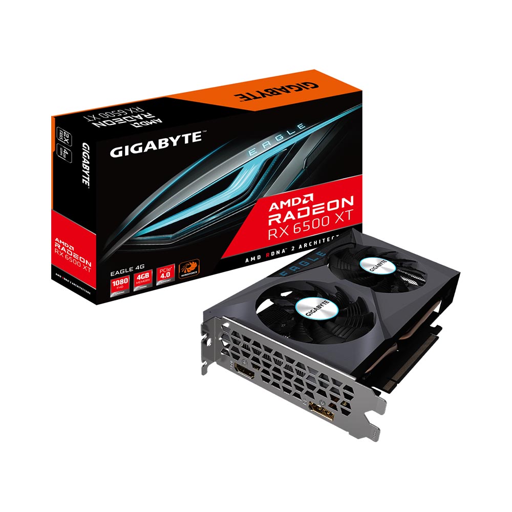 VGA Gigabyte Radeon RX 6500 XT EAGLE 4G GV-R65XTEAGLE-4GD