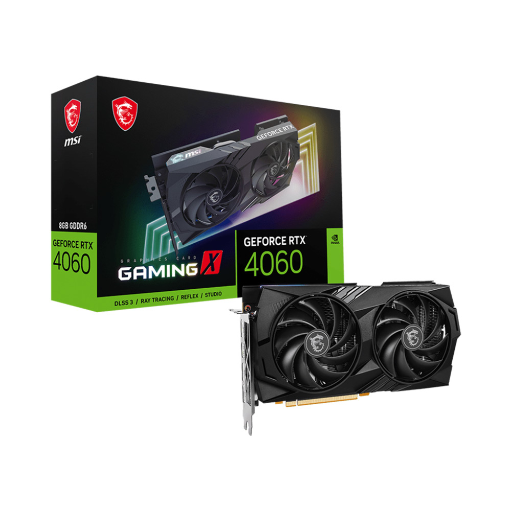 VGA MSI GeForce RTX 4060 GAMING X 8G GDDR6 RTX-4060-GAMING-X-8G