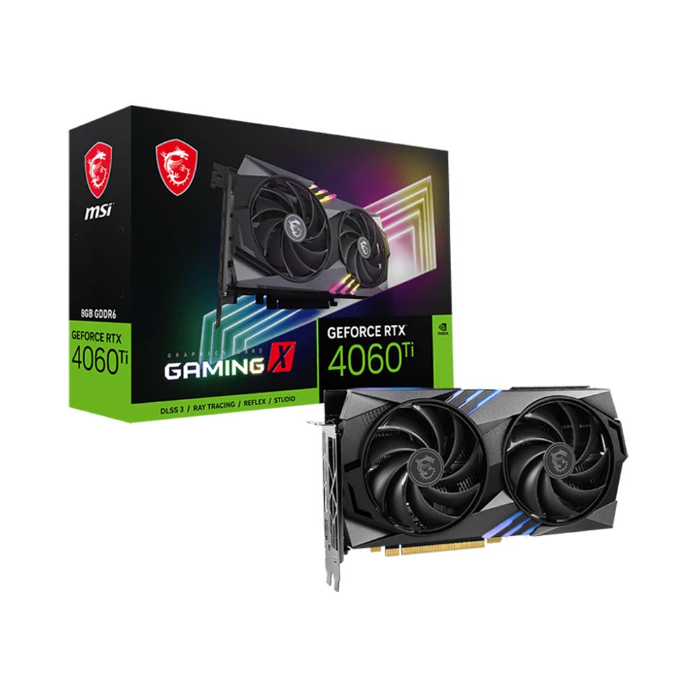 VGA MSI GeForce RTX 4060 Ti GAMING X 8G GDDR6 912-V515-022