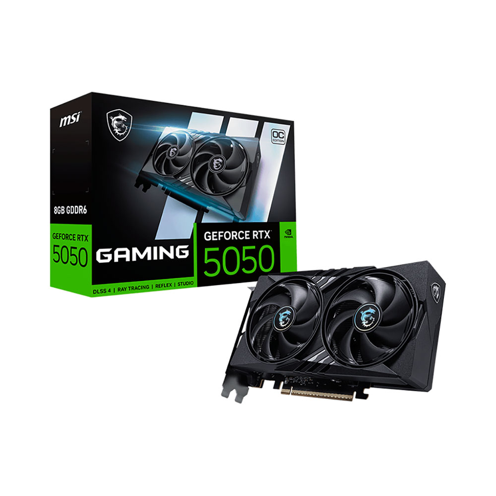 VGA MSI GeForce RTX 5050 GAMING OC 8GB GDDR6