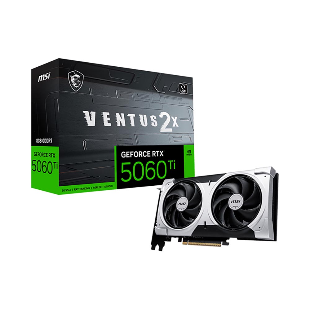 VGA MSI GeForce RTX 5060 Ti VENTUS 2X OC PLUS 8GB GDDR7