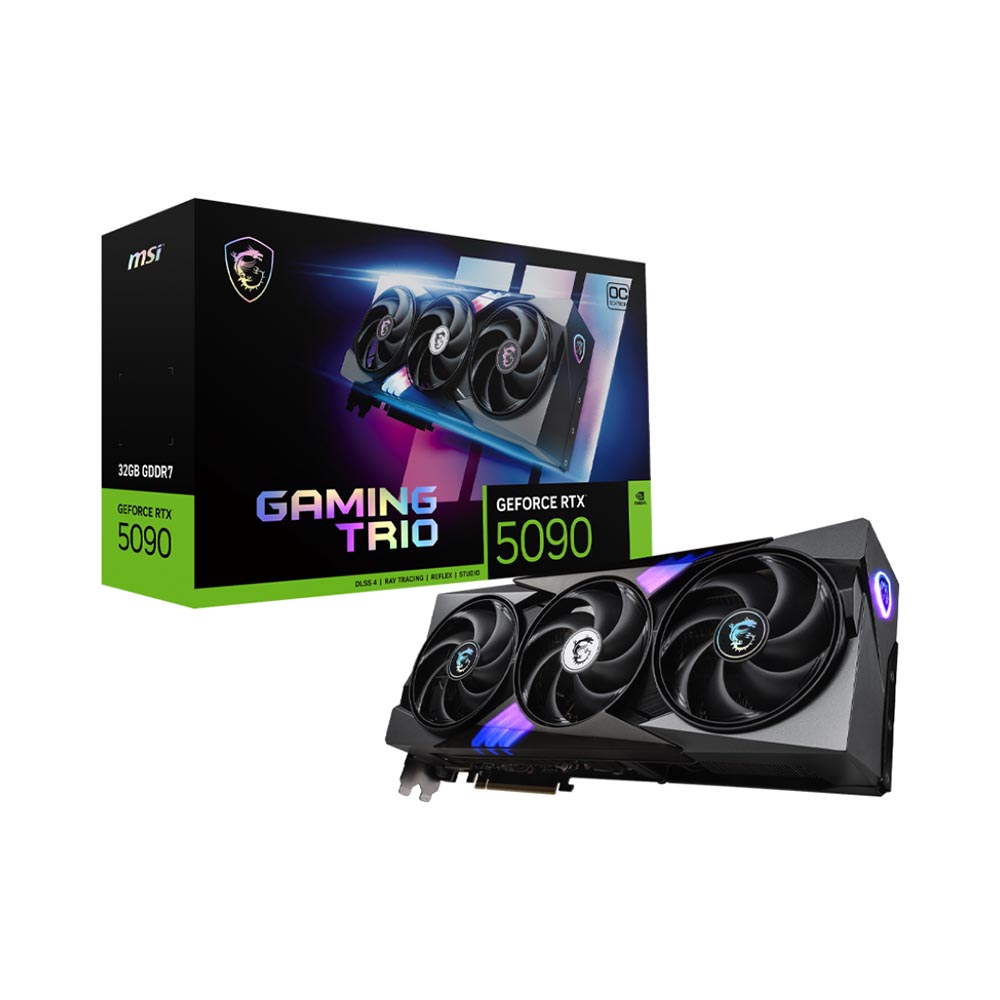 VGA MSI GeForce RTX 5090 GAMING TRIO OC 32GB GDDR7