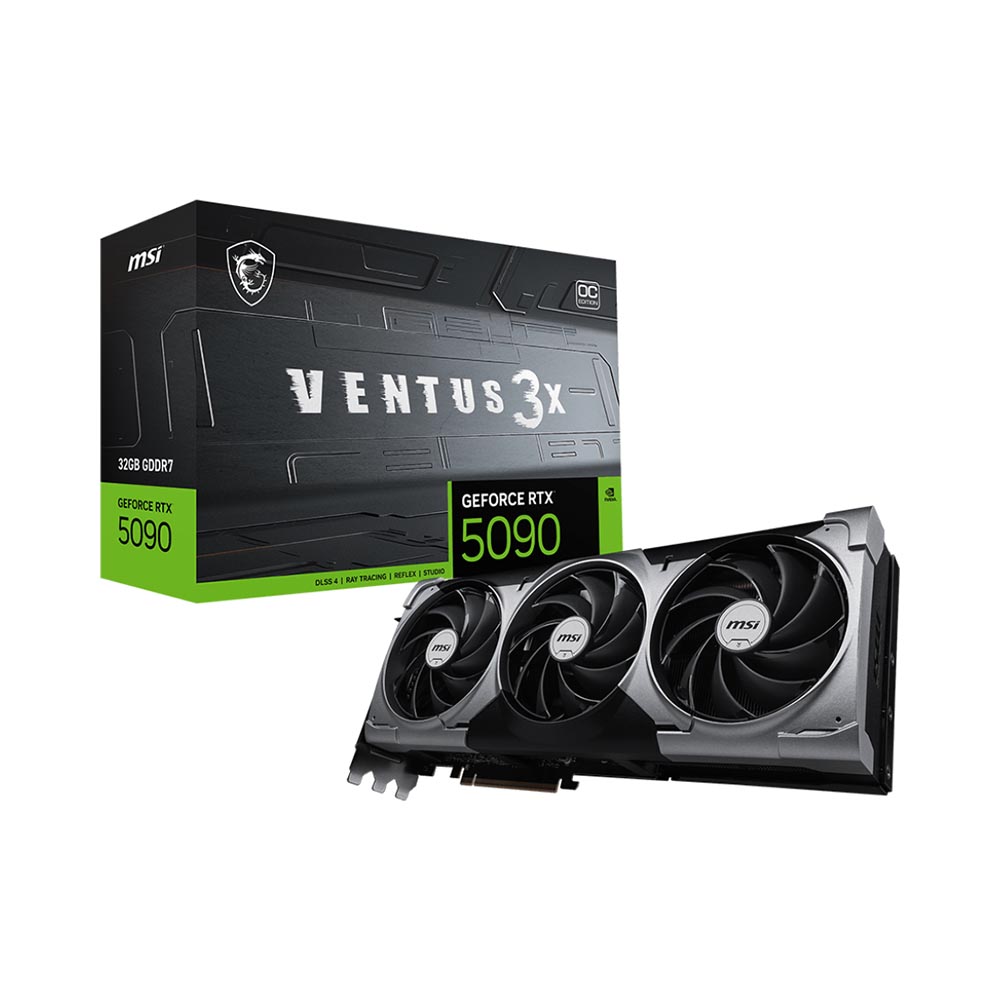 VGA MSI GeForce RTX 5090 VENTUS 3X OC 32GB GDDR7