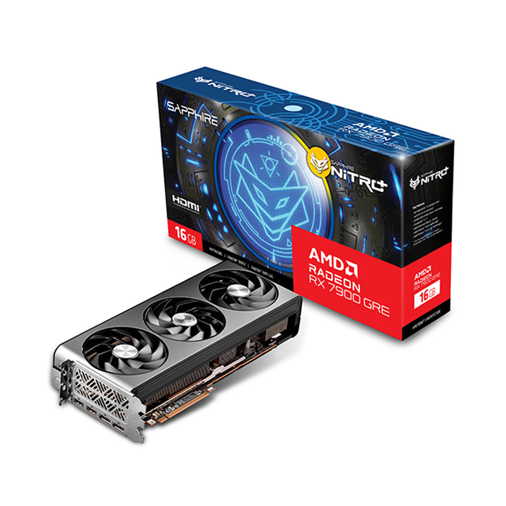 VGA Sapphire NITRO+ Radeon RX 7900 GRE Gaming OC 16G GDDR6
