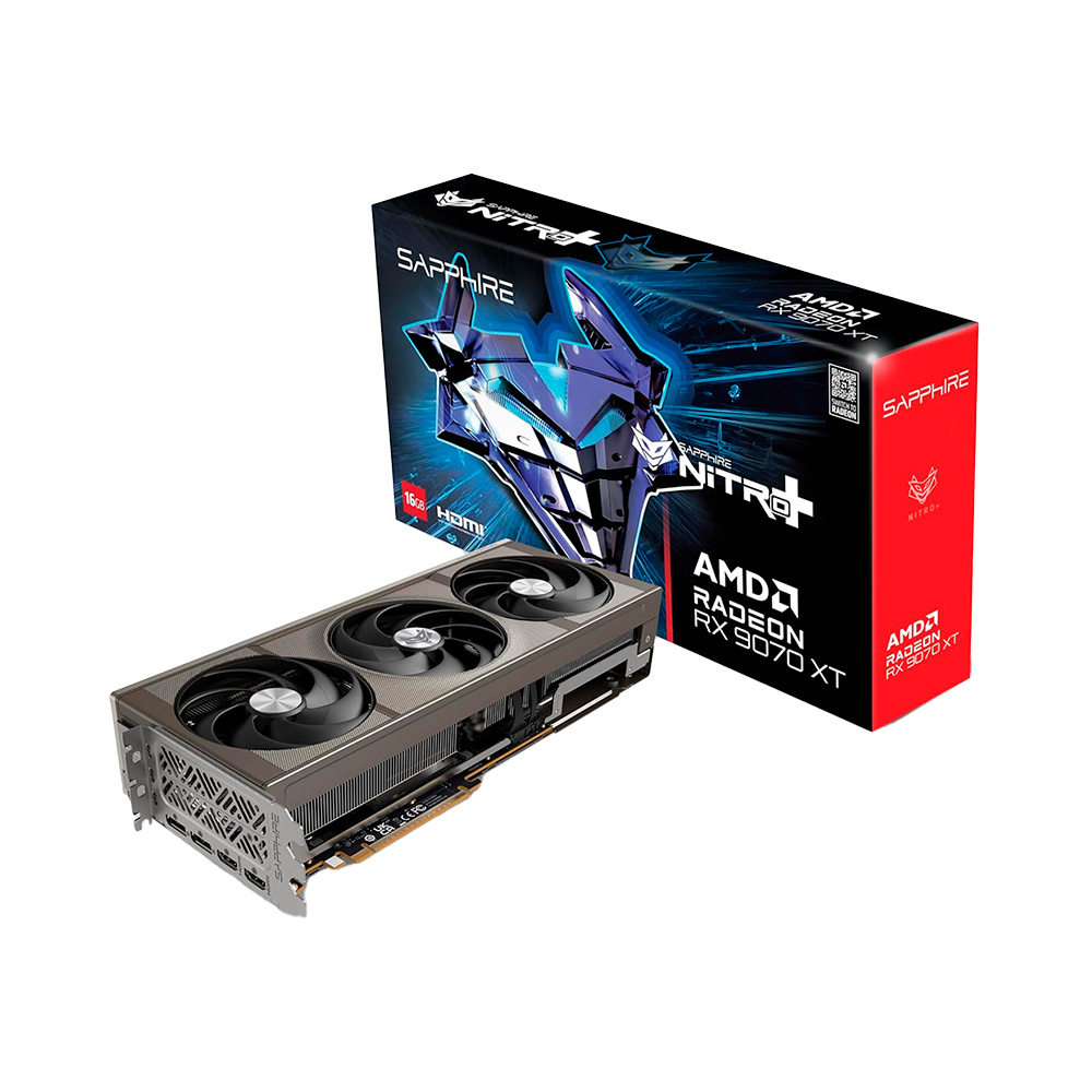 VGA SAPPHIRE NITRO+ Radeon RX 9070 XT Gaming OC PhantomLink Edition 16GB GDDR6