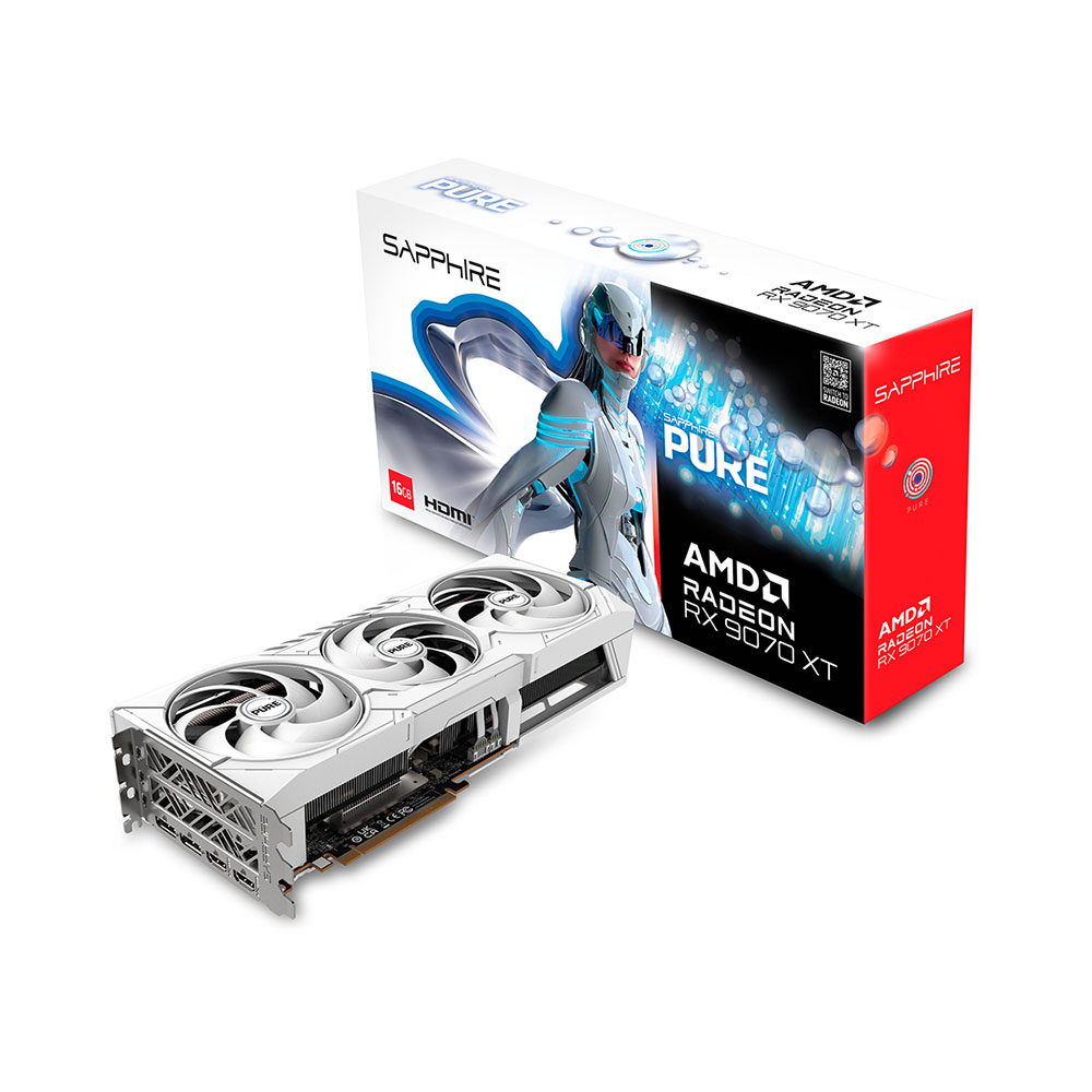 VGA Sapphire PURE Radeon RX 9070 XT Gaming OC 16GB GDDR6